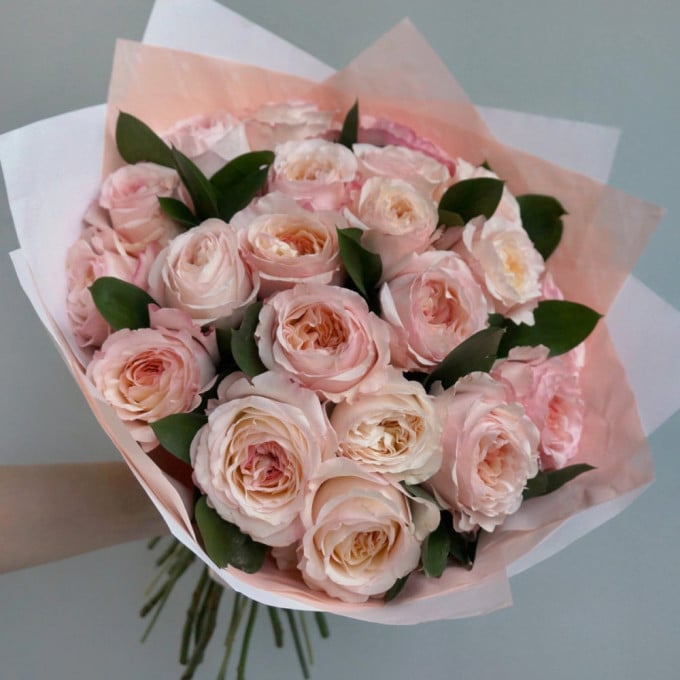 25 пионовидных роз 25 пионовидных роз