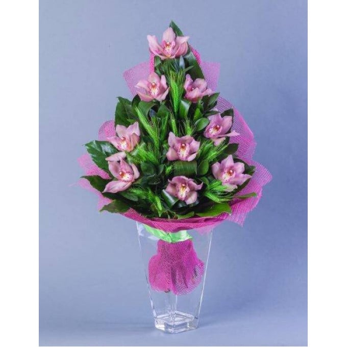 Букет из 9 Орхидей Букет из 9 Орхидей