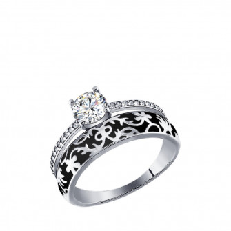 Sokolov Кольцо 94011139-17,5, серебро